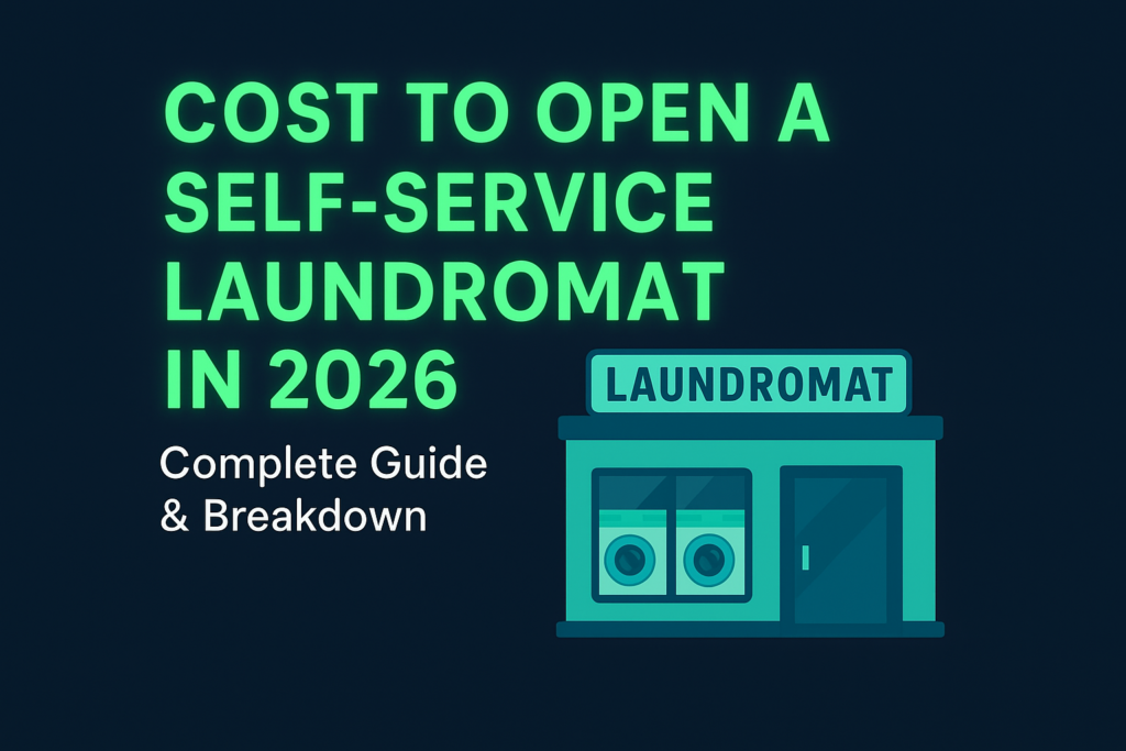 what is the cost to open a self-service laundromat in 2026